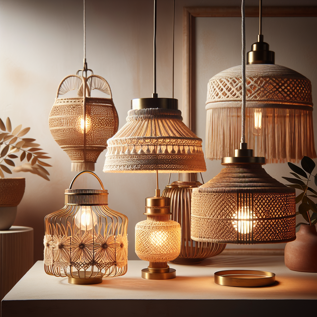 Illuminate Your living space with Stunning Boho Lamp Shades